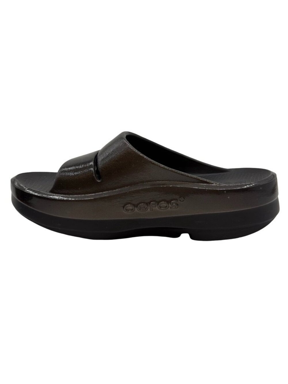 OOFOS Women’s Black OOahh Slide Recovery Sandals Size 6 - Picture 6 of 11